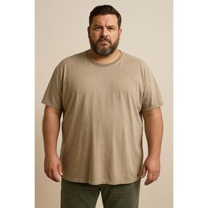 John Varvatos Gray Speckled Short Sleeve Cotton T Shirt Tee Top  Mens Size XXL